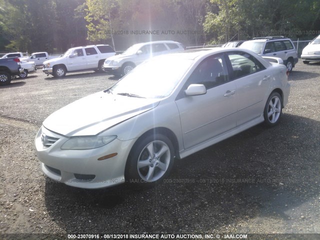 1YVHP80C755M60056 - 2005 MAZDA 6 I SILVER photo 2