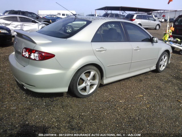 1YVHP80C755M60056 - 2005 MAZDA 6 I SILVER photo 4