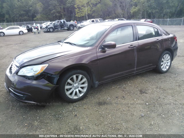 1C3CCBBB6DN728904 - 2013 CHRYSLER 200 TOURING BROWN photo 2