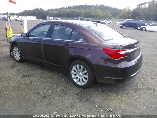 1C3CCBBB6DN728904 - 2013 CHRYSLER 200 TOURING BROWN photo 3