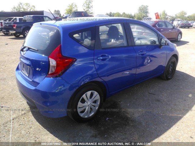 3N1CE2CP8HL368768 - 2017 NISSAN VERSA NOTE S/S PLUS/SV/SL/SR BLUE photo 4