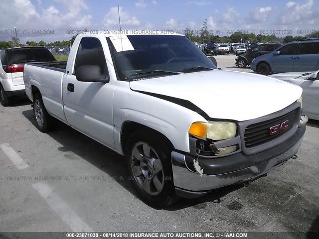 1GTEC14WXYE199056 - 2000 GMC NEW SIERRA C1500 WHITE photo 1