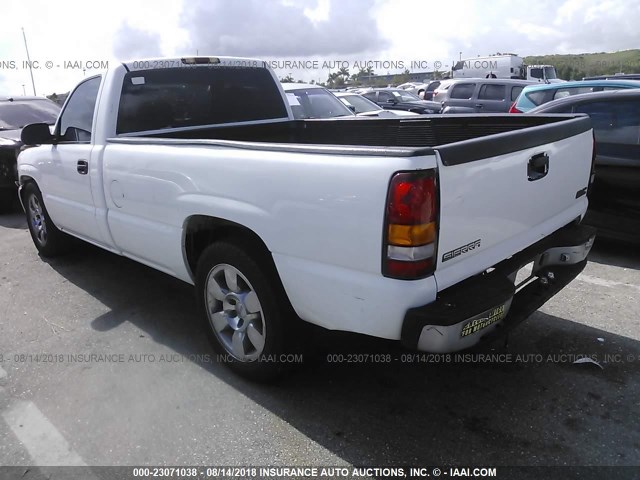 1GTEC14WXYE199056 - 2000 GMC NEW SIERRA C1500 WHITE photo 3