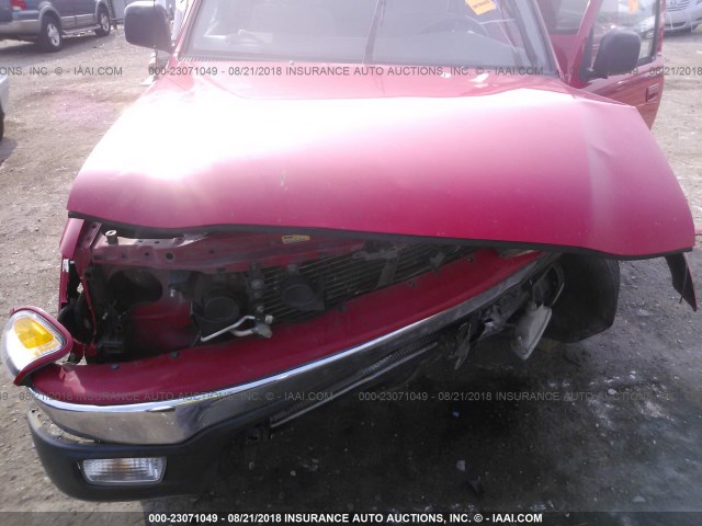 5TEGN92NX2Z000989 - 2002 TOYOTA TACOMA DOUBLE CAB PRERUNNER RED photo 6