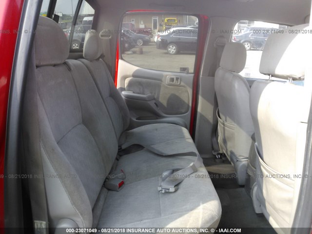 5TEGN92NX2Z000989 - 2002 TOYOTA TACOMA DOUBLE CAB PRERUNNER RED photo 8