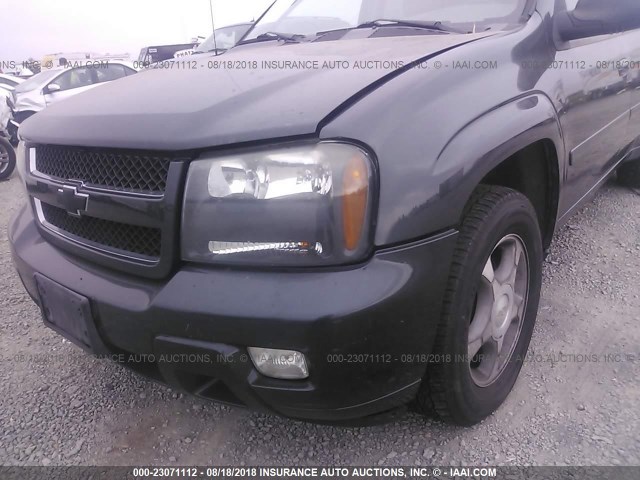 1GNET16S866160474 - 2006 CHEVROLET TRAILBLAZER EXT LS/EXT LT GRAY photo 6