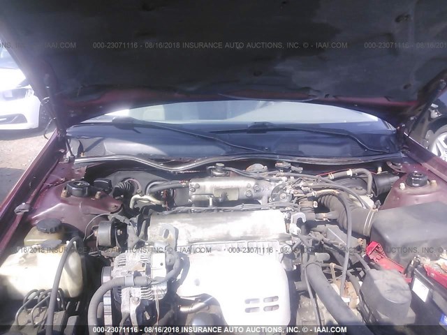 4T1BG22K8YU975134 - 2000 TOYOTA CAMRY CE/LE/XLE MAROON photo 10