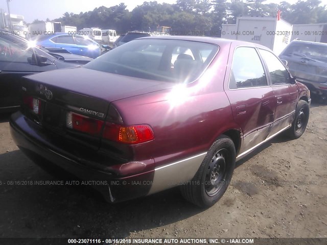 4T1BG22K8YU975134 - 2000 TOYOTA CAMRY CE/LE/XLE 栗色 照片 4
