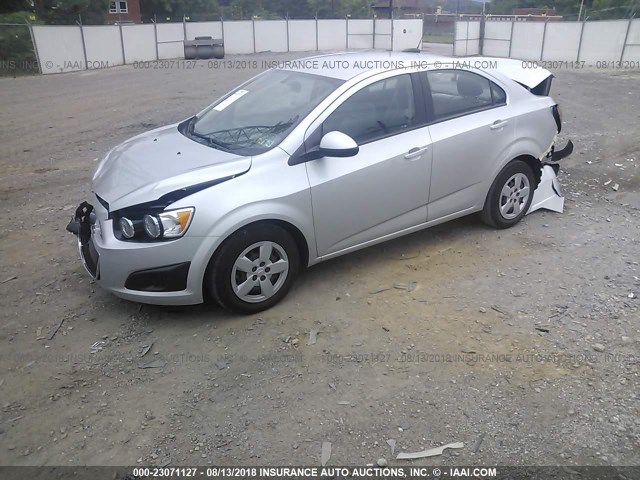 1G1JA5SH1G4115977 - 2016 CHEVROLET SONIC LS SILVER photo 2
