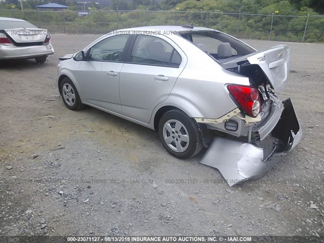 1G1JA5SH1G4115977 - 2016 CHEVROLET SONIC LS SILVER photo 3