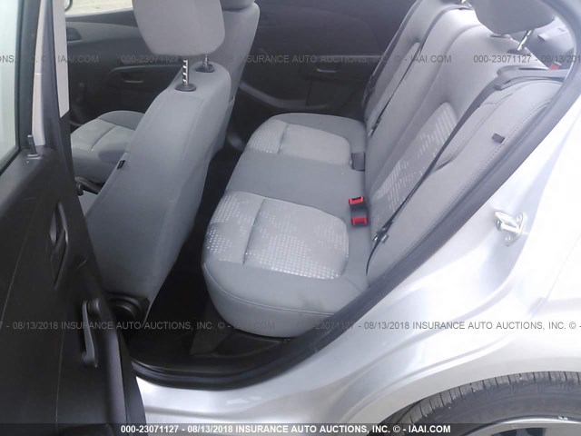 1G1JA5SH1G4115977 - 2016 CHEVROLET SONIC LS SILVER photo 8