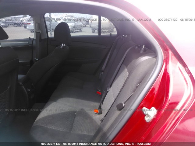 1G1ZC5E08CF303011 - 2012 CHEVROLET MALIBU 1LT მუქწითელი ფოტო 8