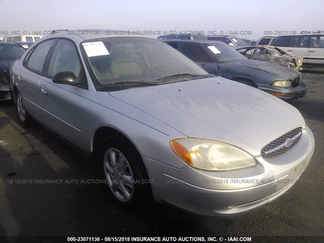 1FAFP52U81G216082 - 2001 FORD TAURUS LX SILVER photo 1