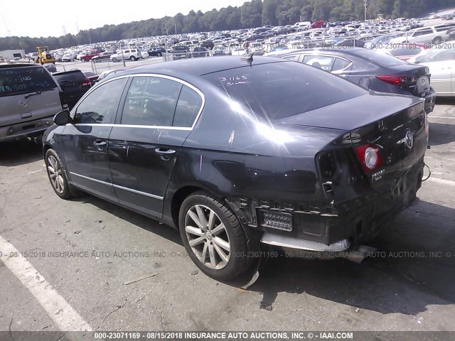 WVWJK73C99P041664 - 2009 VOLKSWAGEN PASSAT TURBO BLACK photo 3