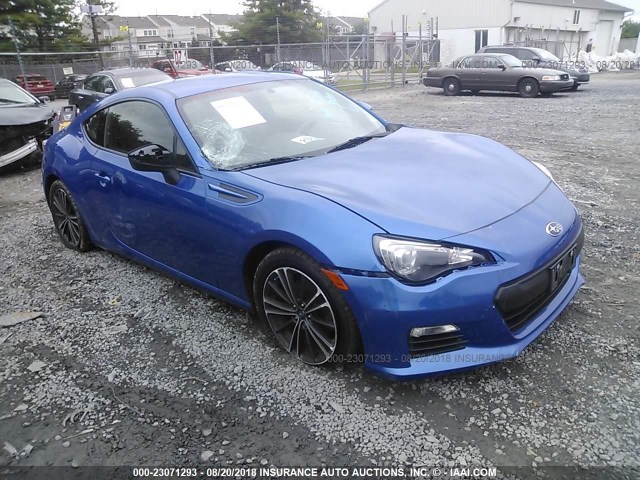 JF1ZCAB19D2600560 - 2013 SUBARU BRZ 2.0 PREMIUM BLUE photo 1