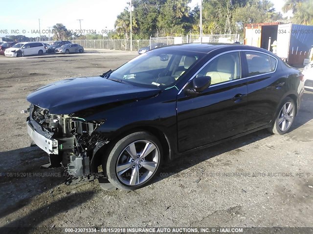 19VDE1F55EE009652 - 2014 ACURA ILX 20 PREMIUM BLACK photo 2