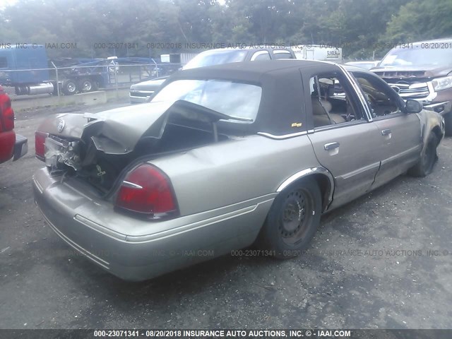 2MEFM74W42X654945 - 2002 MERCURY GRAND MARQUIS GS GOLD photo 4