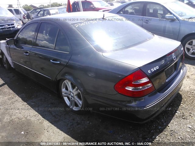 WDBUF83JX4X163236 - 2004 MERCEDES-BENZ E 500 4MATIC GRAY photo 3