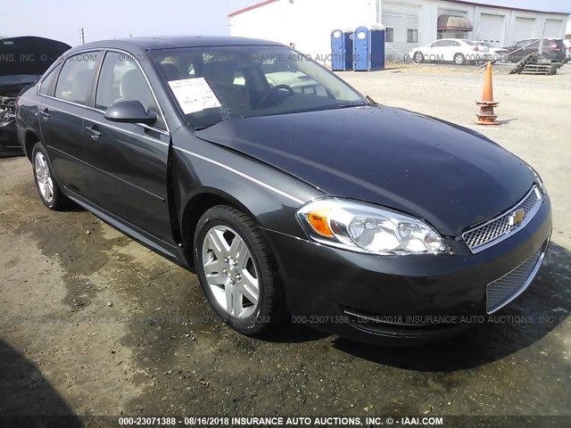 2G1WB5E35E1151814 - 2014 CHEVROLET IMPALA LIMITED LT GRAY photo 1