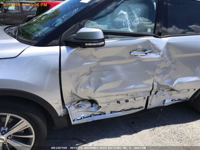 1FM5K7F8XJGA27782 - 2018 FORD EXPLORER LIMITED SILVER photo 12