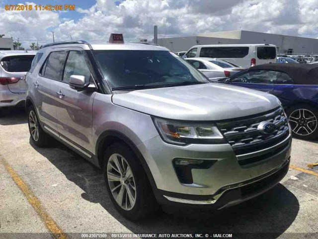 1FM5K7F8XJGA27782 - 2018 FORD EXPLORER LIMITED SILVER photo 13