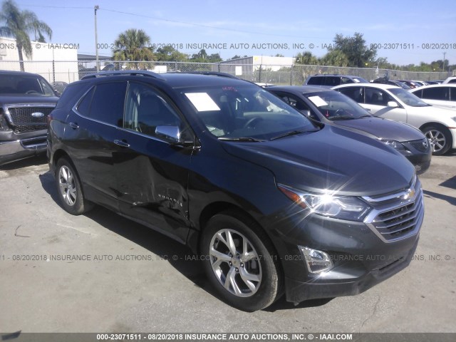 2GNAXMEVXJ6261566 - 2018 CHEVROLET EQUINOX PREMIER GRAY photo 6