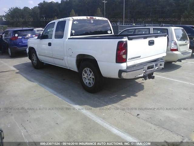 1GCEC19T66Z243624 - 2006 CHEVROLET SILVERADO C1500 WHITE photo 3