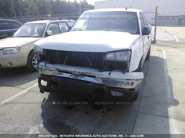 1GCEC19T66Z243624 - 2006 CHEVROLET SILVERADO C1500 WHITE photo 6