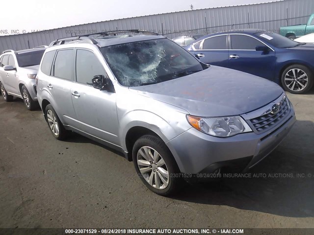 JF2SHAEC5DH431162 - 2013 SUBARU FORESTER LIMITED SILVER photo 1