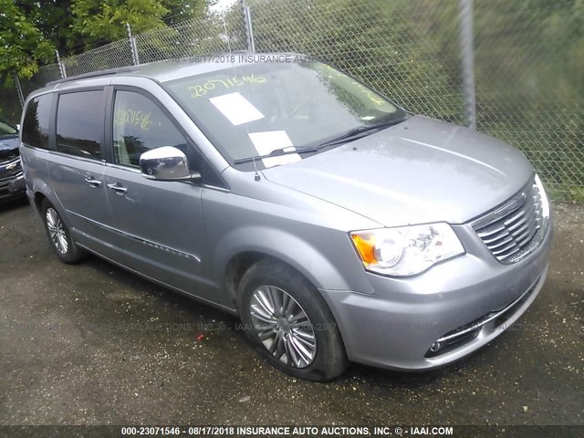 2C4RC1CG9DR681350 - 2013 CHRYSLER TOWN & COUNTRY TOURING L SILVER photo 1