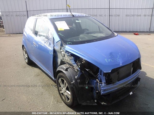 KL8CA6S95EC401664 - 2014 CHEVROLET SPARK LS BLUE photo 6