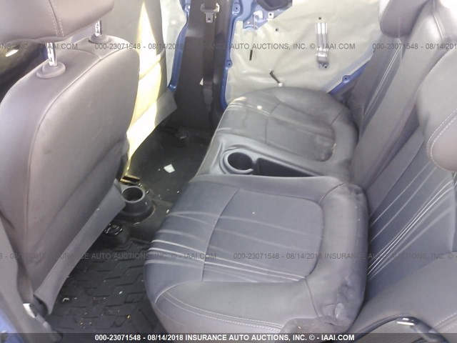 KL8CA6S95EC401664 - 2014 CHEVROLET SPARK LS BLUE photo 8