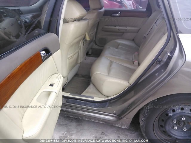 JNKAY01E66M104628 - 2006 INFINITI M35 SPORT GOLD photo 8