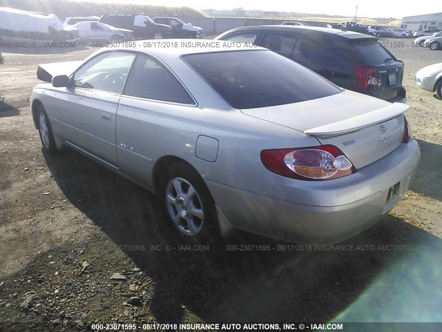 2T1CF22P53C608527 - 2003 TOYOTA CAMRY SOLARA SE/SLE ვერცხლისფერი ფოტო 3