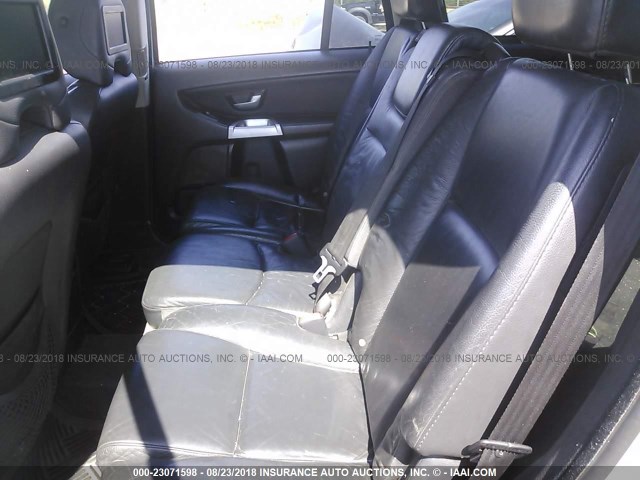 YV4CZ592761284862 - 2006 VOLVO XC90 SILVER photo 8