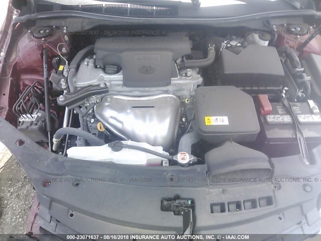 4T1BF1FK4HU763726 - 2017 TOYOTA CAMRY LE/XLE/SE/XSE 红色 照片 10