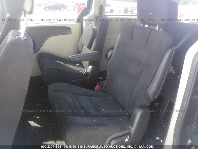 2C4RDGBG3ER433436 - 2014 DODGE GRAND CARAVAN SE GRAY photo 8