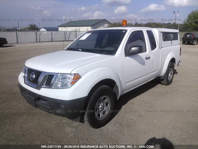 1N6BD0CT1CC481198 - 2012 NISSAN FRONTIER S/SV WHITE photo 2