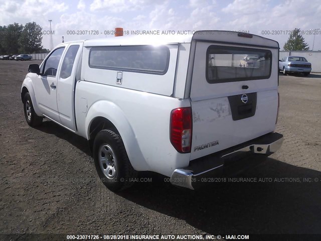 1N6BD0CT1CC481198 - 2012 NISSAN FRONTIER S/SV WHITE photo 3