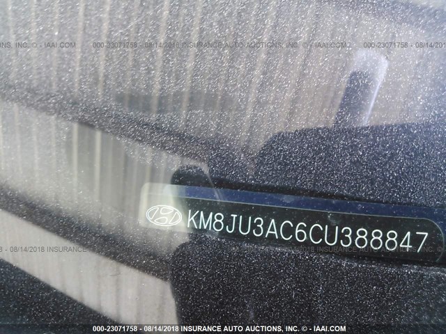 KM8JU3AC6CU388847 - 2012 HYUNDAI TUCSON GLS/LIMITED ლურჯი ფოტო 9