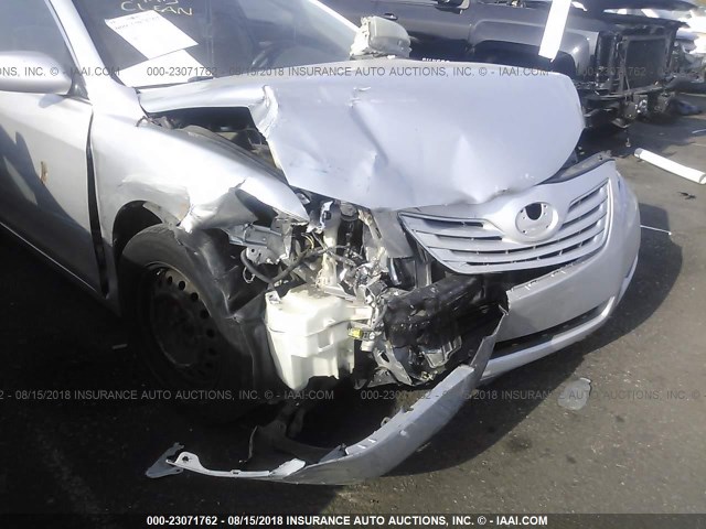 4T1BE46K97U509240 - 2007 TOYOTA CAMRY NEW GENERAT CE/LE/XLE/SE SILVER photo 6