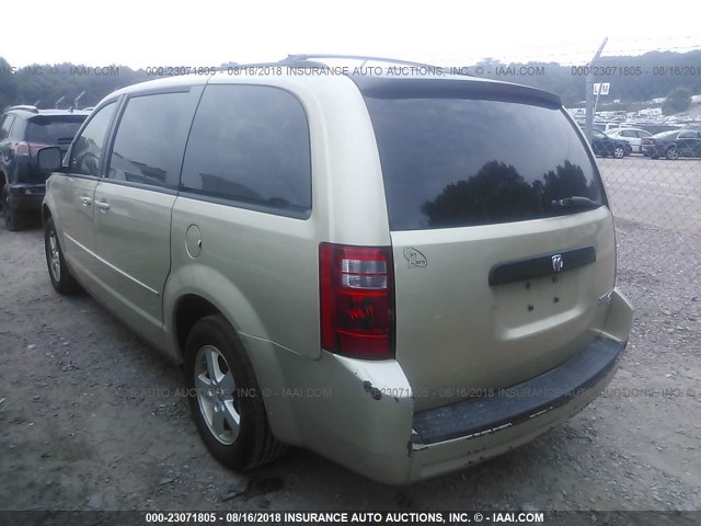 2D4RN3D12AR425646 - 2010 DODGE GRAND CARAVAN HERO GOLD photo 3