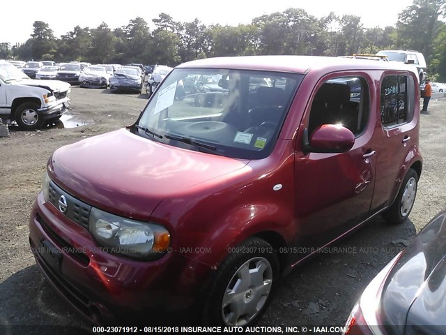 JN8AZ2KR2BT206377 - 2011 NISSAN CUBE S/SL/KROM RED photo 2