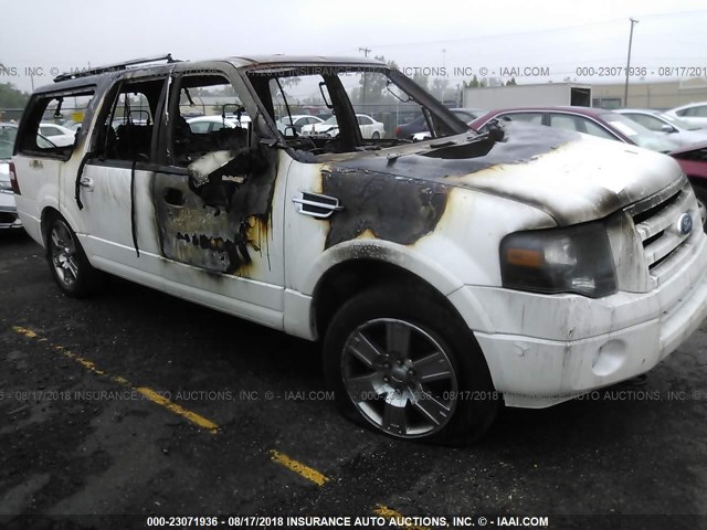 1FMJK2A58AEB61118 - 2010 FORD EXPEDITION EL LIMITED WHITE photo 1