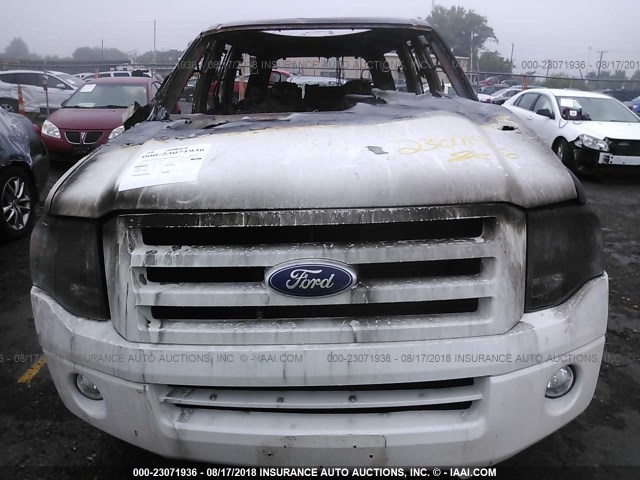 1FMJK2A58AEB61118 - 2010 FORD EXPEDITION EL LIMITED WHITE photo 6