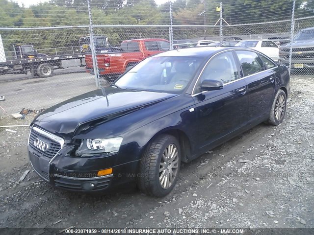 WAUDH74F96N191329 - 2006 AUDI A6 3.2 QUATTRO BLACK photo 2