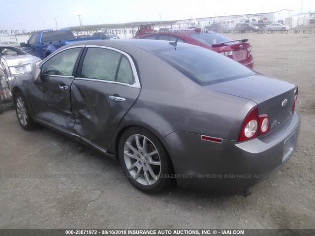 1G1ZE5E01AF221547 - 2010 CHEVROLET MALIBU LTZ 灰色 照片 3