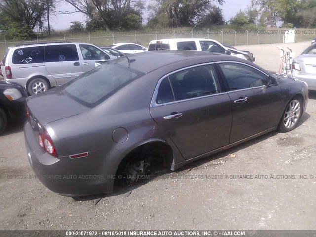 1G1ZE5E01AF221547 - 2010 CHEVROLET MALIBU LTZ 灰色 照片 4