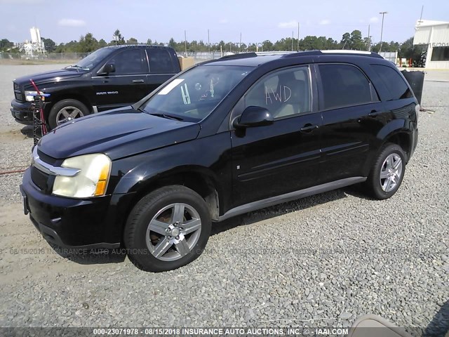 2CNDL43FX86001171 - 2008 CHEVROLET EQUINOX LT BLACK photo 2