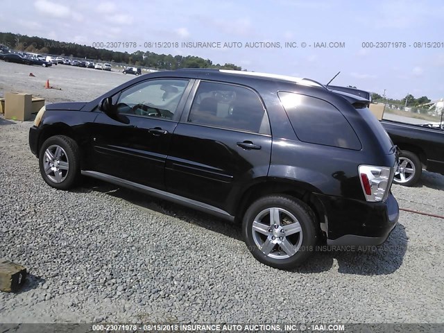 2CNDL43FX86001171 - 2008 CHEVROLET EQUINOX LT BLACK photo 3